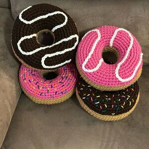 Pink Drizzle Donut Decor/Toy